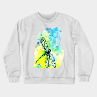 Dragonfly and the sky Crewneck Sweatshirt